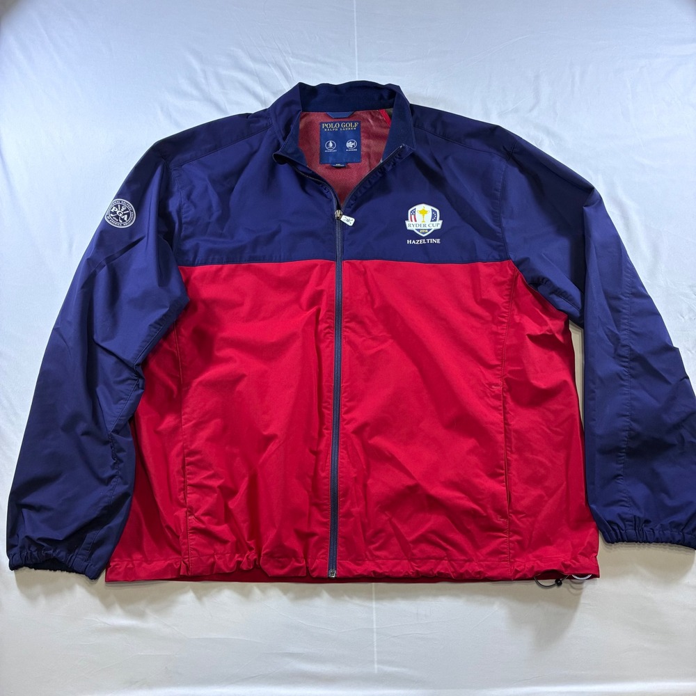 Polo Golf Ralph Lauren Mens 2016 Ryder Cup Hazeltine Windbreaker Jacket XXL VTG